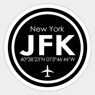 JFK, John F. Kennedy International Airport Sticker